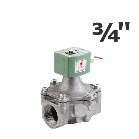 ASCO 3/4 "NPT CO2 valve 24V / 60Hz 110 AC, 120 AC 2/2 Normally Closed
