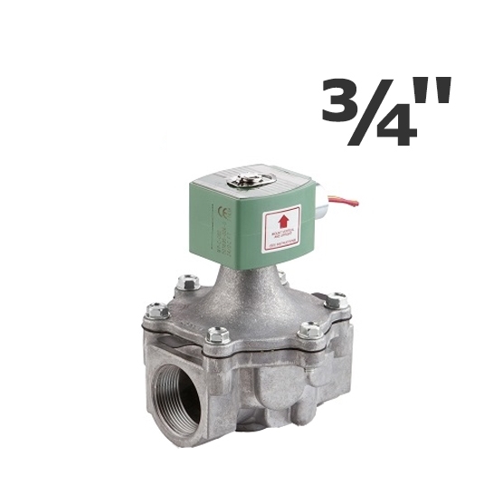 Válvula ASCO 3/4 "NPT CO2 24VAC / 60Hz Normalmente cerrada