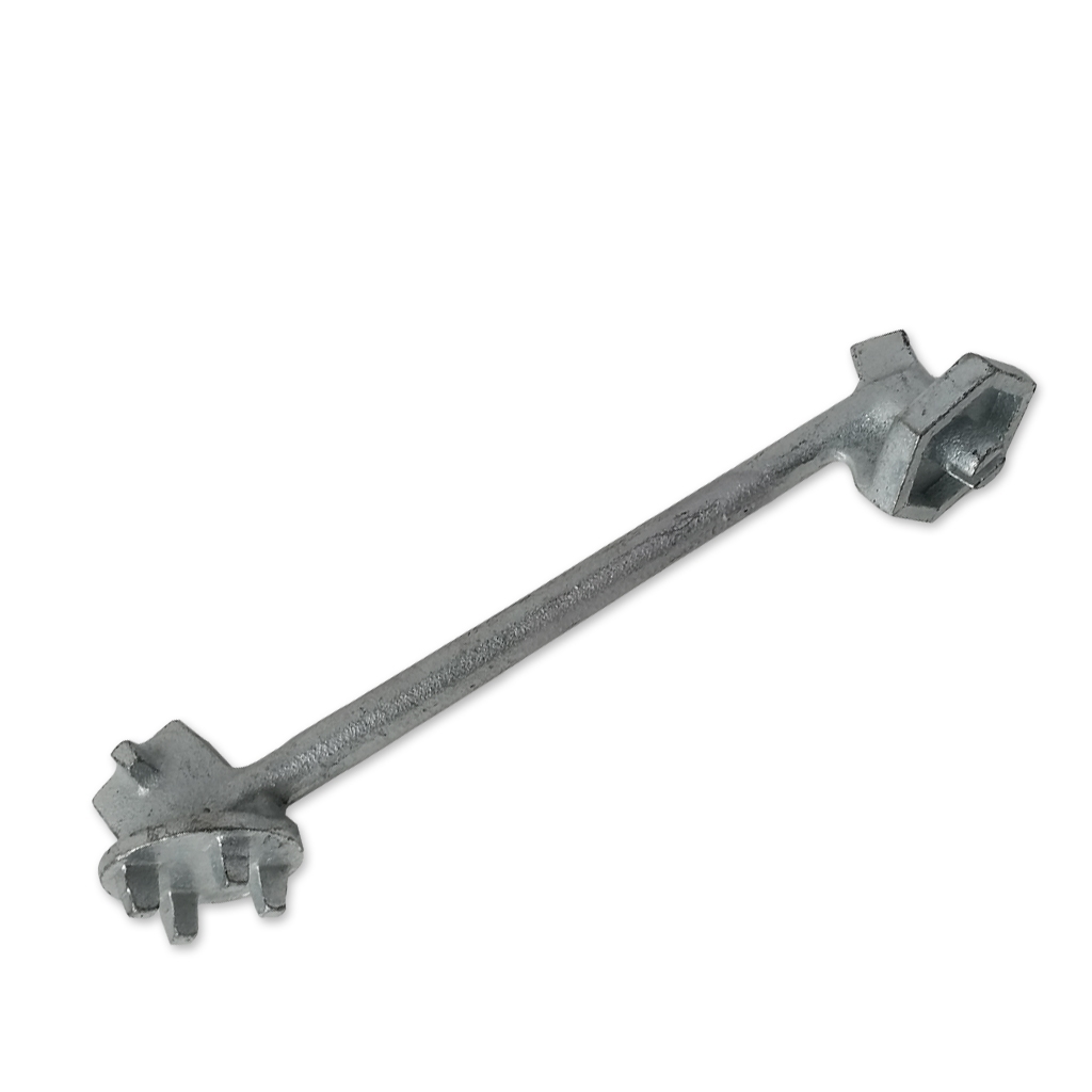 Plug wrench for hydrogen peroxide (64kg) container
