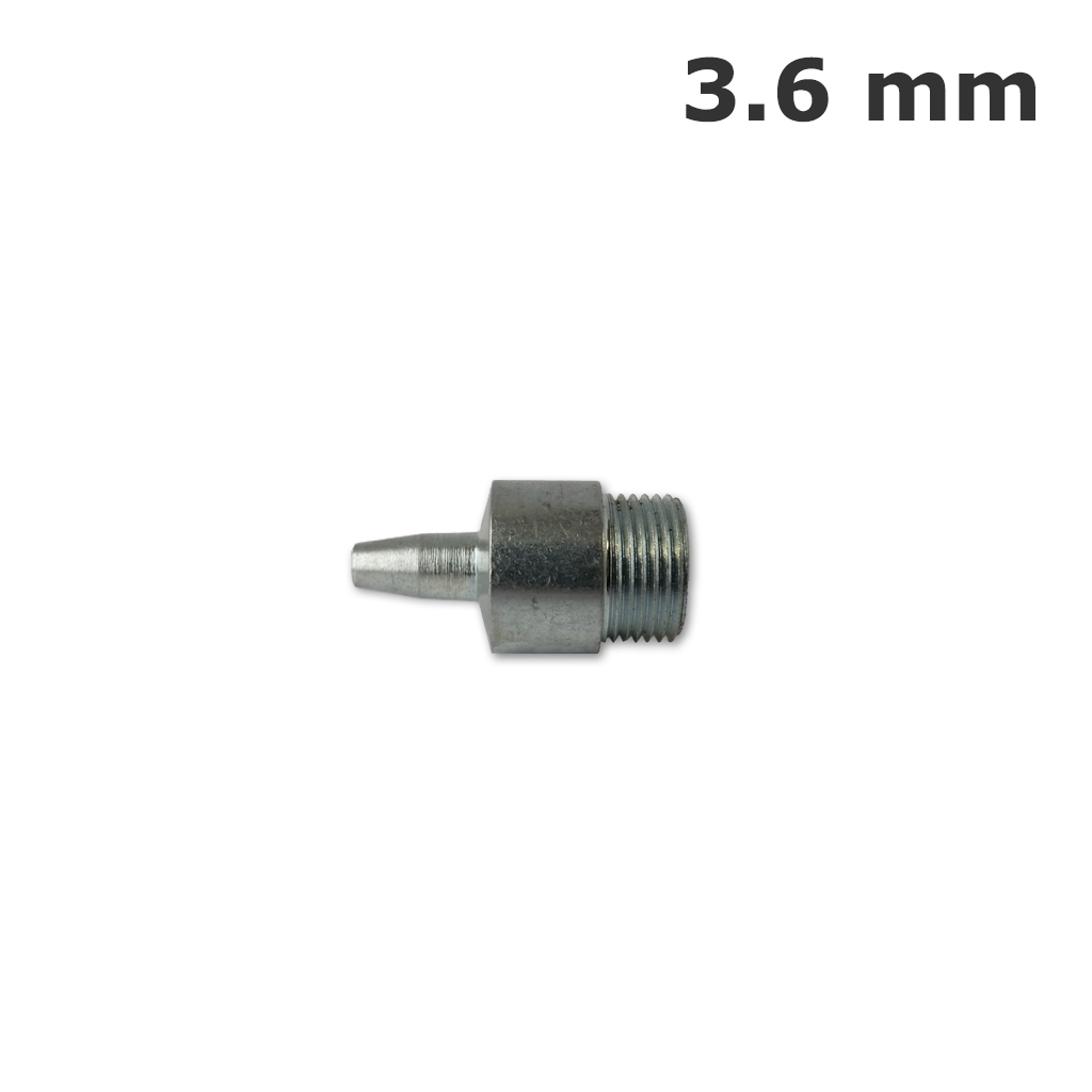 Poinçon 3.6 mm pour pièces Drip-lock 0.250 barbe