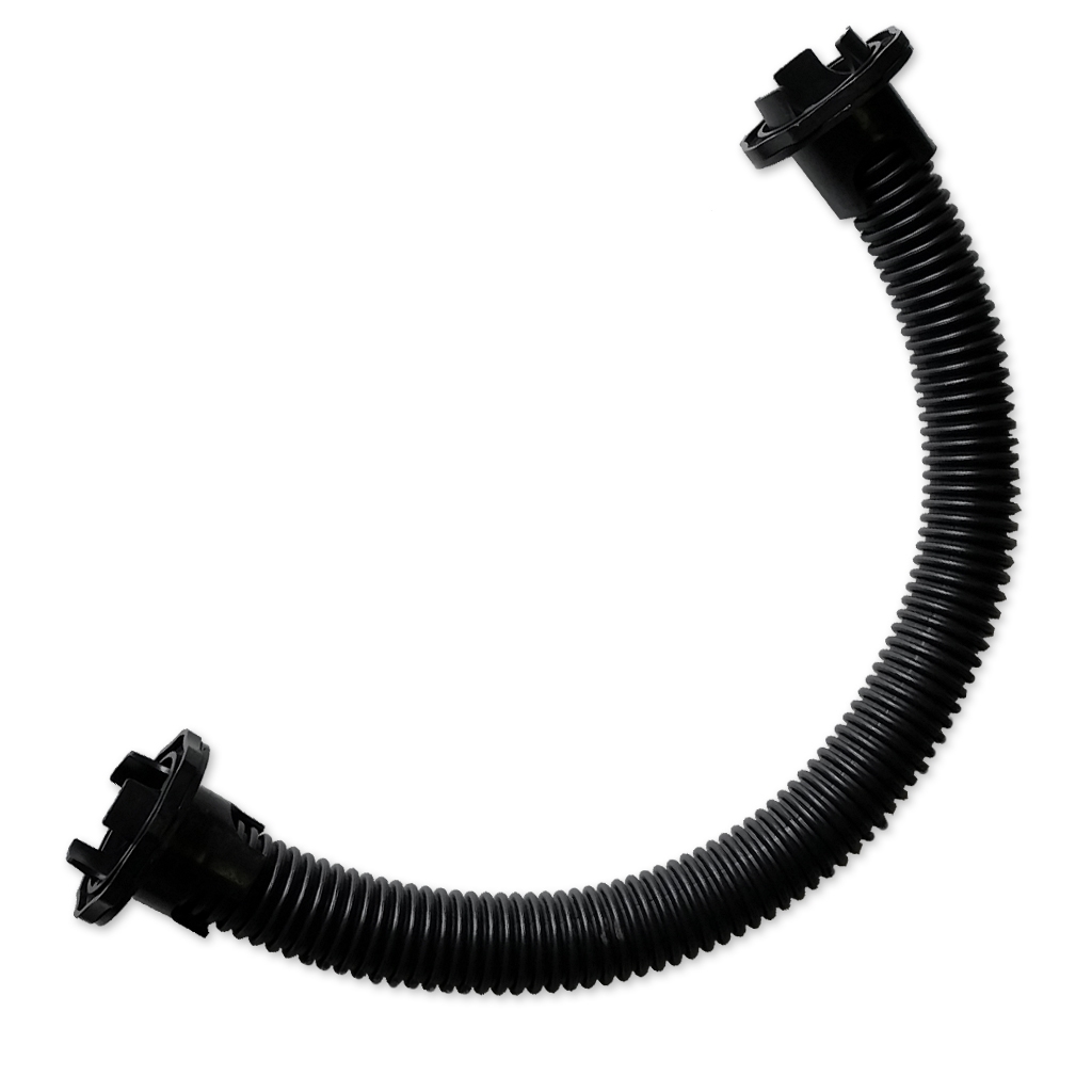 Jumper hose inflation adaptor 1 1/2" x 24" with 2 adaptors for greenhouse side opening greenhouse