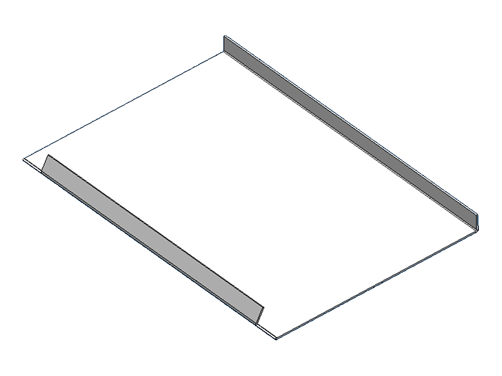 P. Berg Plaque de couverture en aluminium pour BRW170 400x31