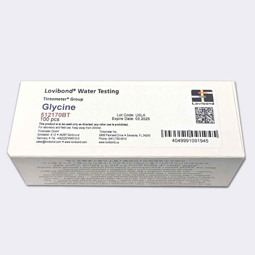 Réactifs Lovibond Glycine #512170BT (pour test dioxyde de chlore) pour colorimètre MD 100 (100/pqt)