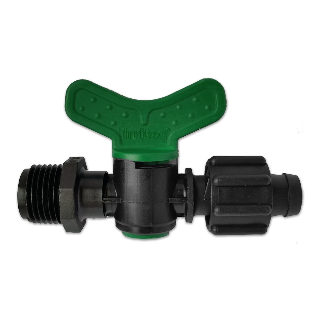 Drip-lock valve 5/8" x 1/2" MPT Irritec