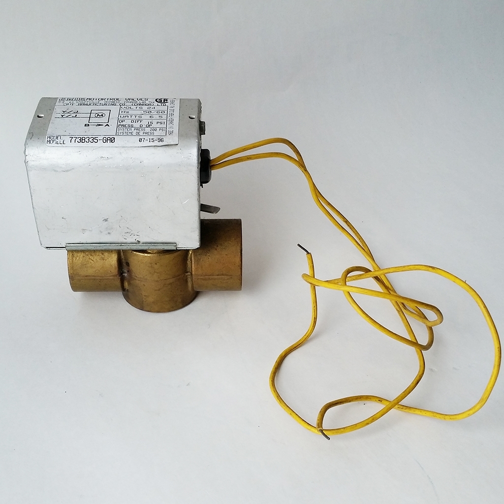 Válvula eléctrica 1" 24V (Erie Motortrol valves model 773B3358-GA0 *** USÓ ***