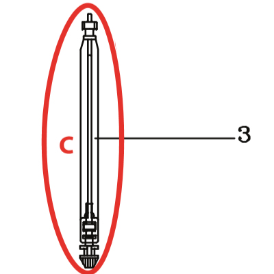 P. Barra de conexión de pistón MixRite 2.5 (Kit C/36008021103 parte #3)