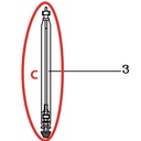 P. Barra de conexión de pistón MixRite 2.5 (Kit C/36008021103 parte #3)