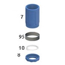 P. MixRite TF25 2% & 1% nut and adjustment collar set (Kit J/35000000033 pieces #7-95-10-8)