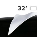 [140-110-02F32M-F32-050] Poly 32' Sheeting Black & White 6 Mil UVI (Length 050')