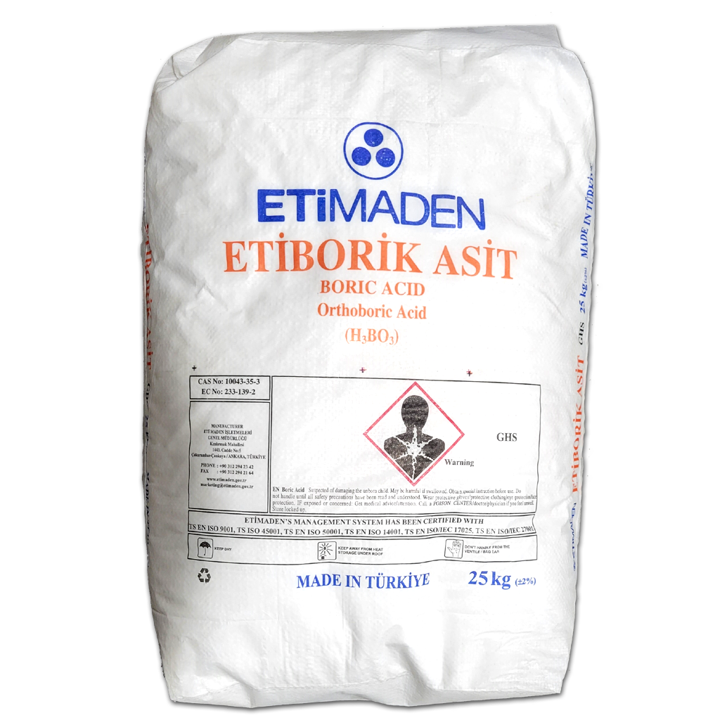 Boric acid 17.5%B Eti Maden ETİBORİKASİT