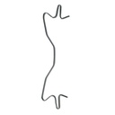 Double tomato hook 220mm 3 MM *special boxes*