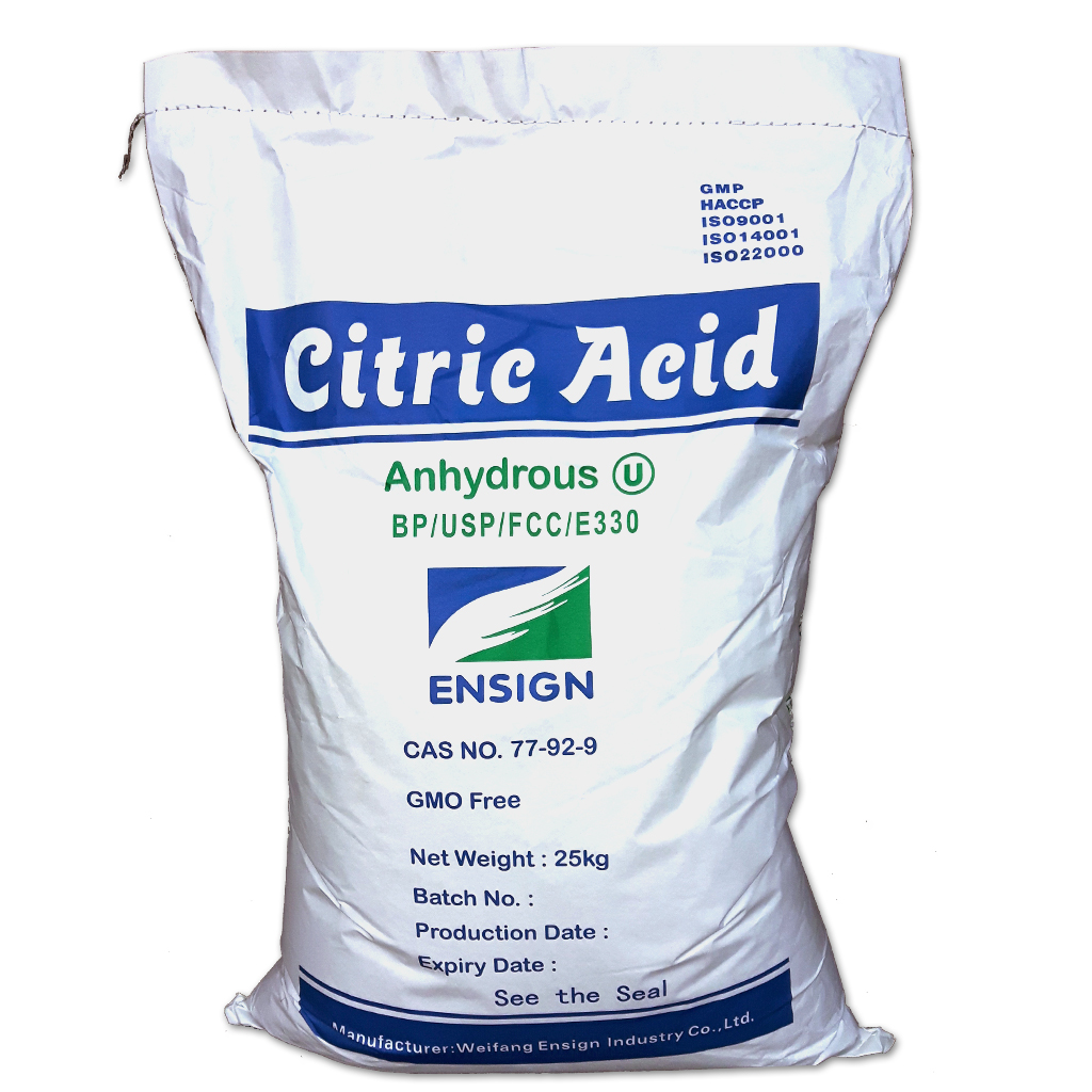 Anydrous citric acid ENSIGN