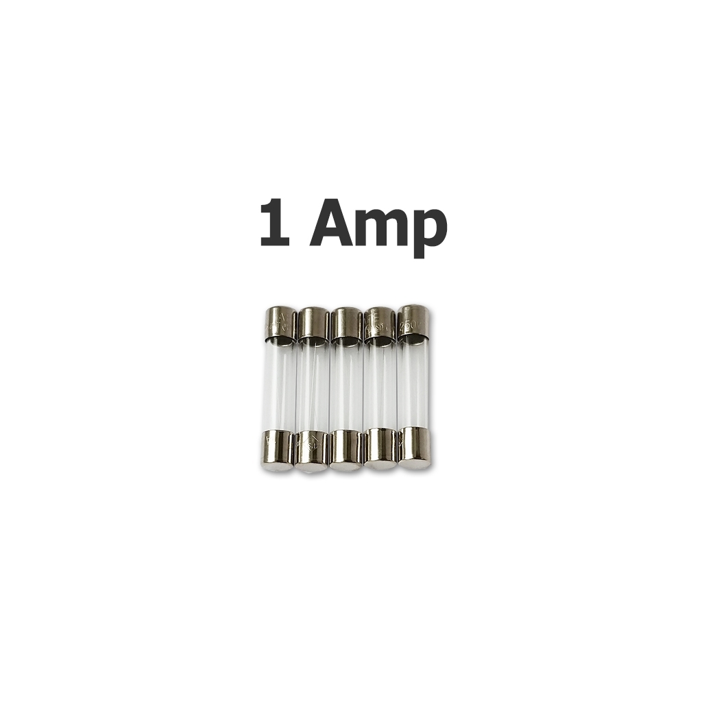 Fusibles Bussmann, 1Amp, AGC series, AGC-1 (Argus) (pqt 5)