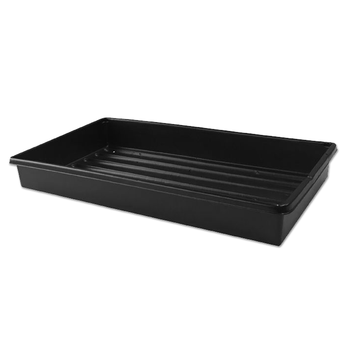 Black seed trays 10/20, with holes (50 trays/pk)