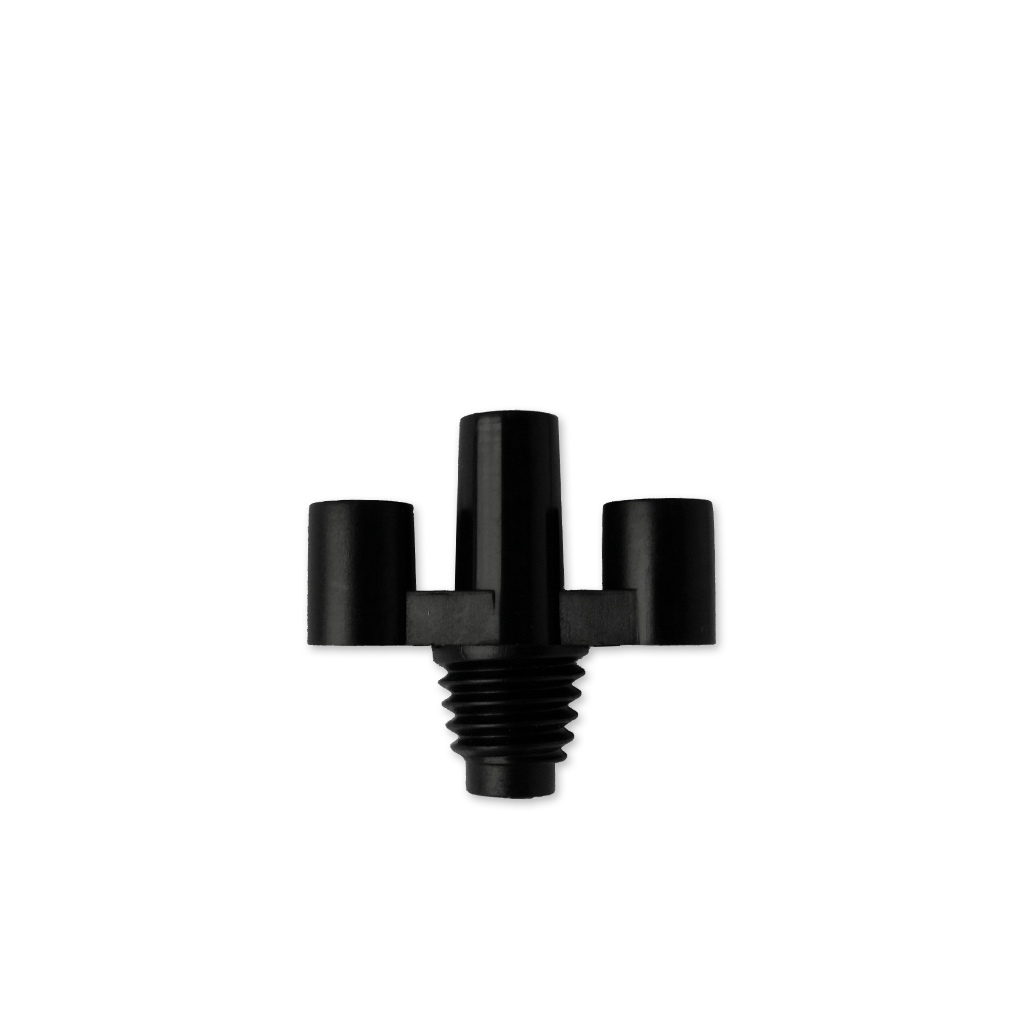 Dan butterfly adapter 3/8" threaded x male (50/pk)