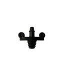 Dan butterfly adapter 3/8" threaded x barb 4/7 (50/pk)