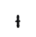 [150-130-023600-100] Dan connector barb x barb black (100/pk)