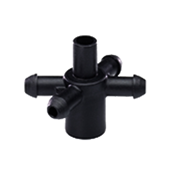 4-way stackable manifold for Woodpecker dripper (100/pk)