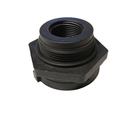 Adaptador negro de tanque 1" FPT PP