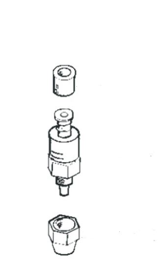 Clapet anti-retour d'injection (injection valve) 4x6 PP pour système avec pompe doseuse ITC Dostec