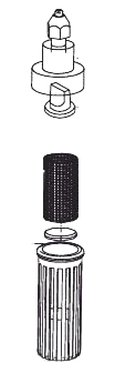 ITC Foot check valve 4x6 with s.s. mesh filter