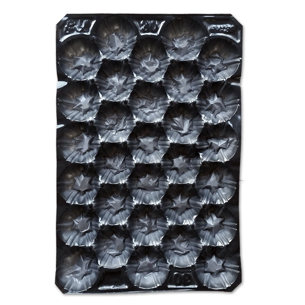 Fruit trays #30 black  (tomatoes 225g/7.9oz) (500/cs)