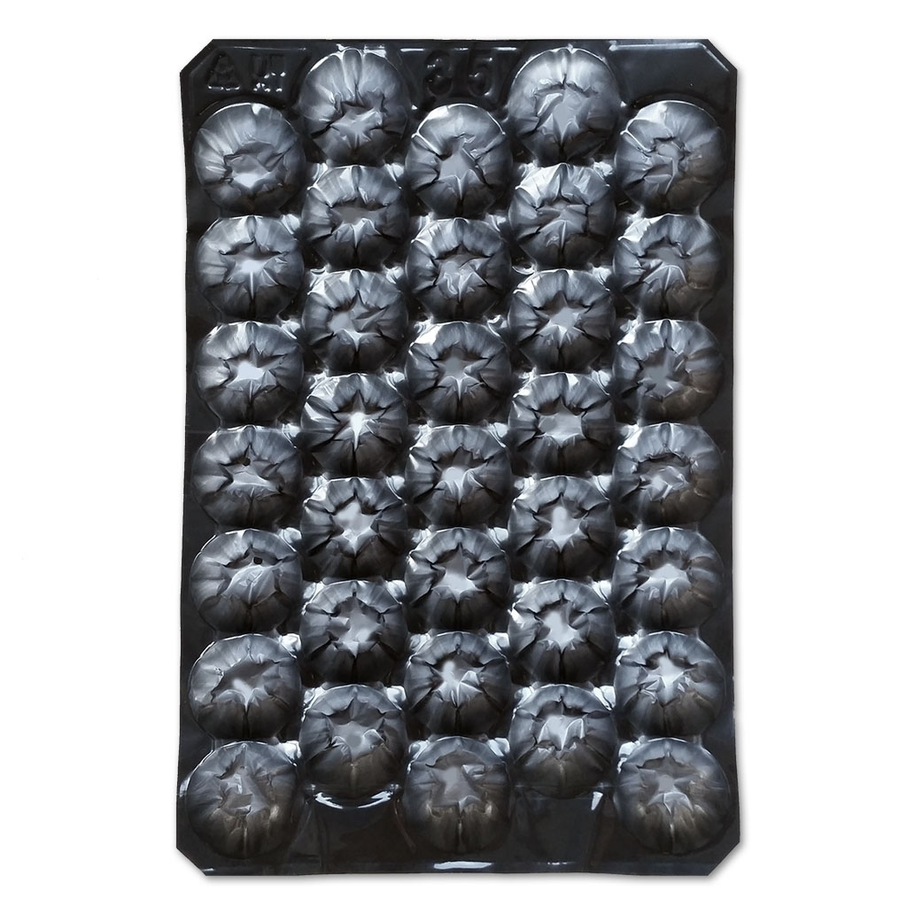 Fruit trays #35 black 30g (tomatoes 195g/6.9oz) (500/cs)