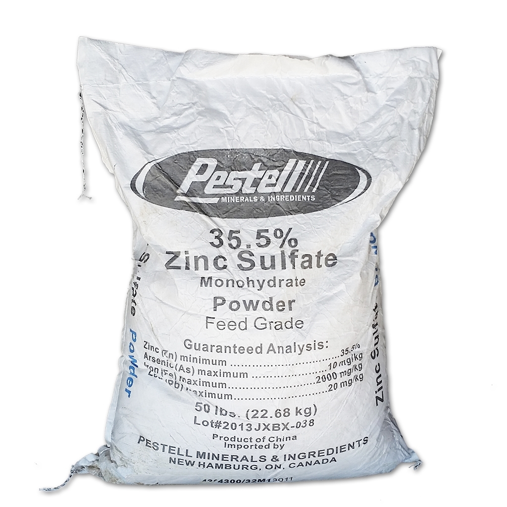 F. Sulfate de zinc 35,5%Zn Pestell