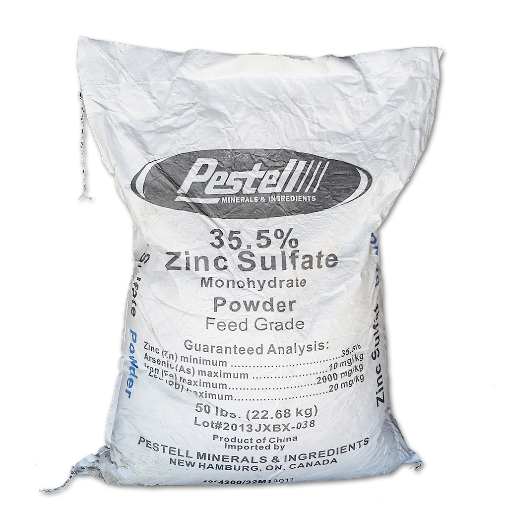 Sulfato de zinc 35,5%Zn Pestell kg
