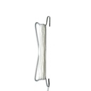 Prewound white hooks SINGLE 180 mm Std 1200m/kg 15 m  IN INVENTORY