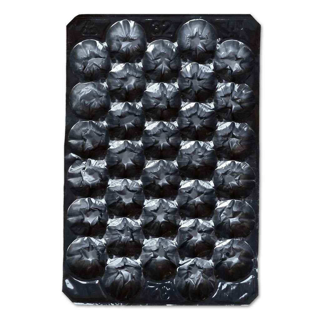 Fruit trays #32 black 30g (tomatoes 210g/7.4oz) (500/cs)