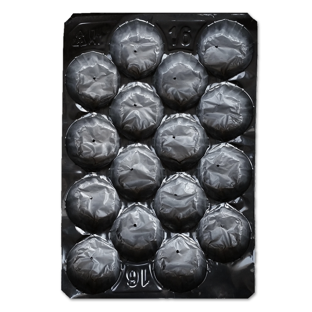 Alvéoles #16 noires 6,8kg/15lbs (425g/15,3oz) (500/boîte )