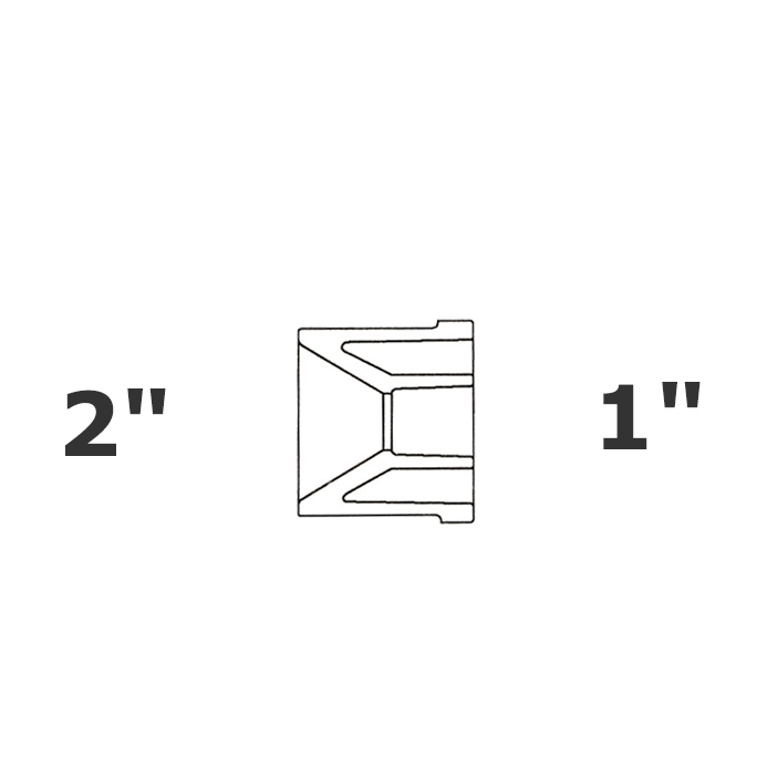 Réduit gris 2 SP x 1 sl sch 40