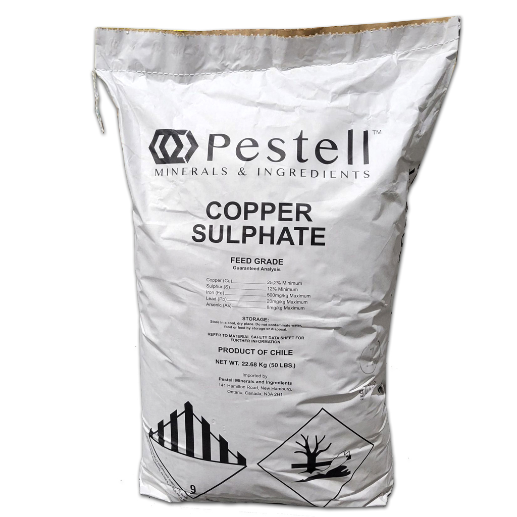 Copper sulphate 25%Cu Pestell