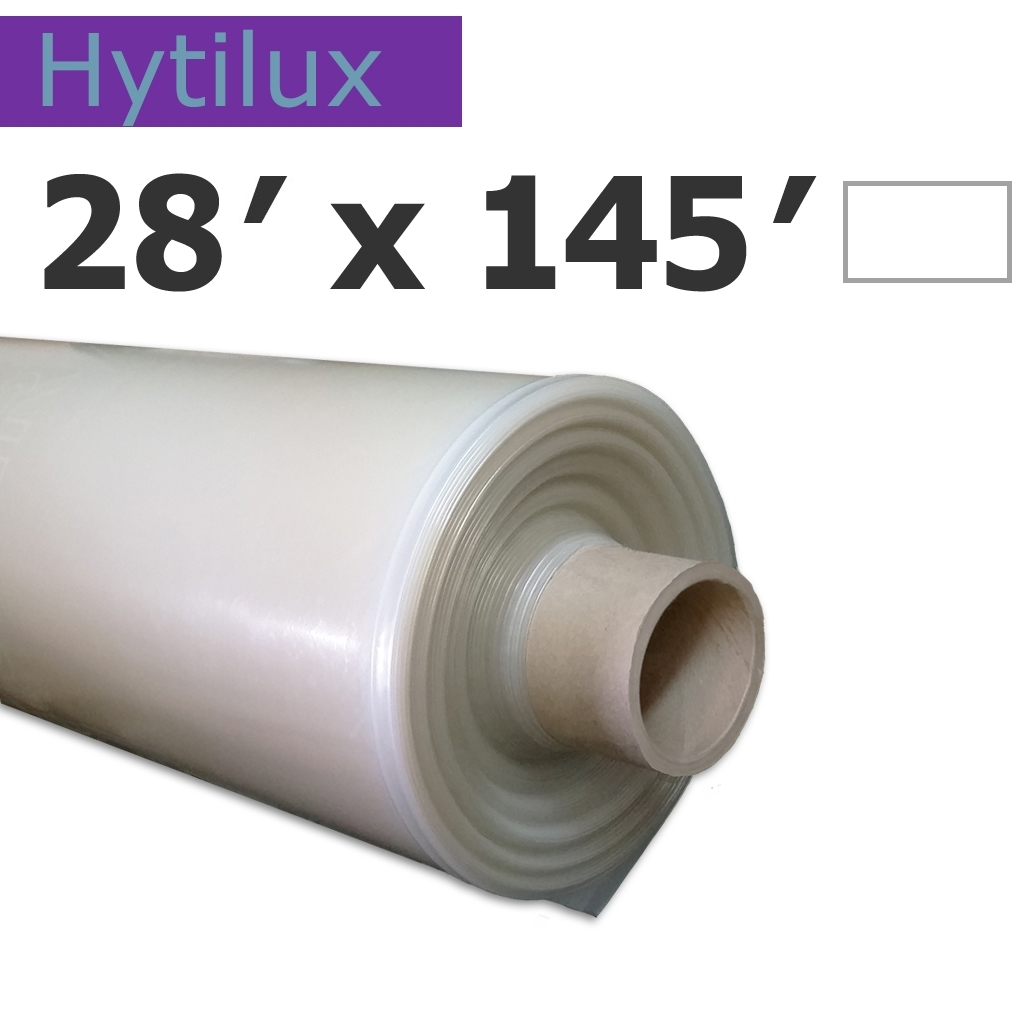 ​Poly 28' Sheet IRAC 7.2mil Hytilux 50UV Klerk's *pre-cut* 28' x 145'