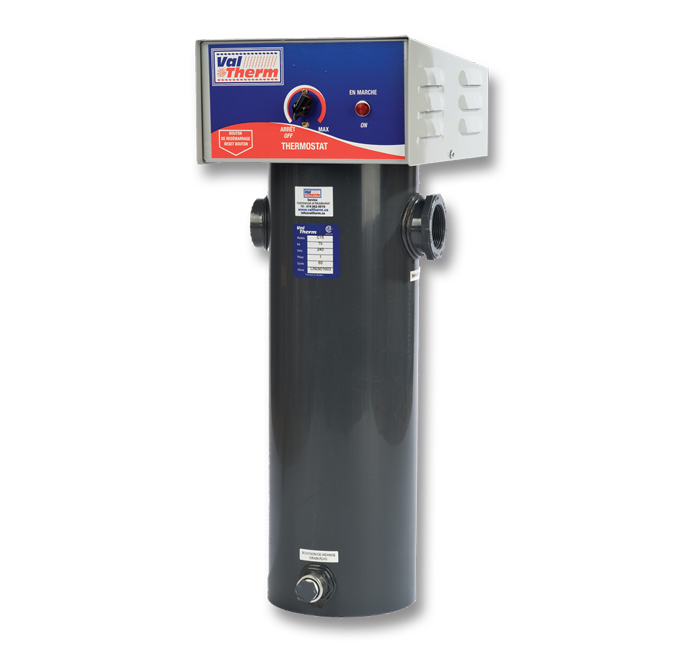 Val Therm model C electrical water heater with 15 Kw (@240V) mecanical thermostat
