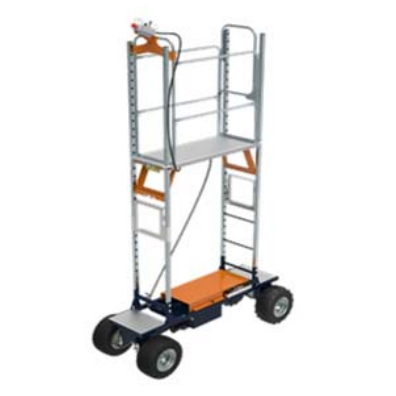 Electric trolley / Rail / Manual Berg BENOMIC EasyTrack Basic 230x190cm max 120kg plat.190x75cm + inclinometer + battery charger 115V-50-60Hz, 24V-8A + IP65 USA-plug (transportation cost from Europe to Canada included)