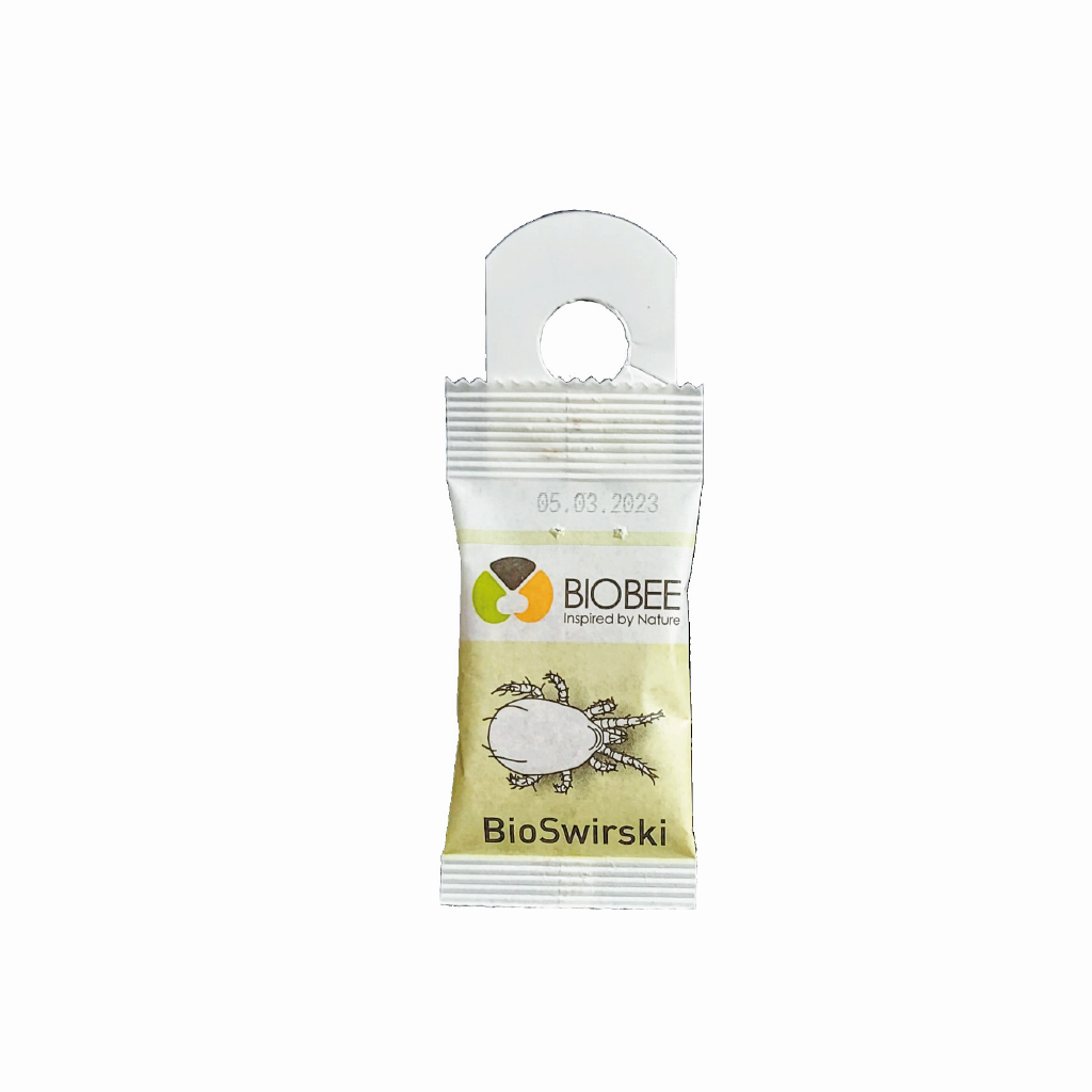 BioBee BioSwirskii sachets - Sobres para ácaros Amblyseius swirskii con ganchos