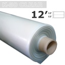 Poly 12' Sheeting 2/roll Clear 6mil K-50 50UV Klerk's