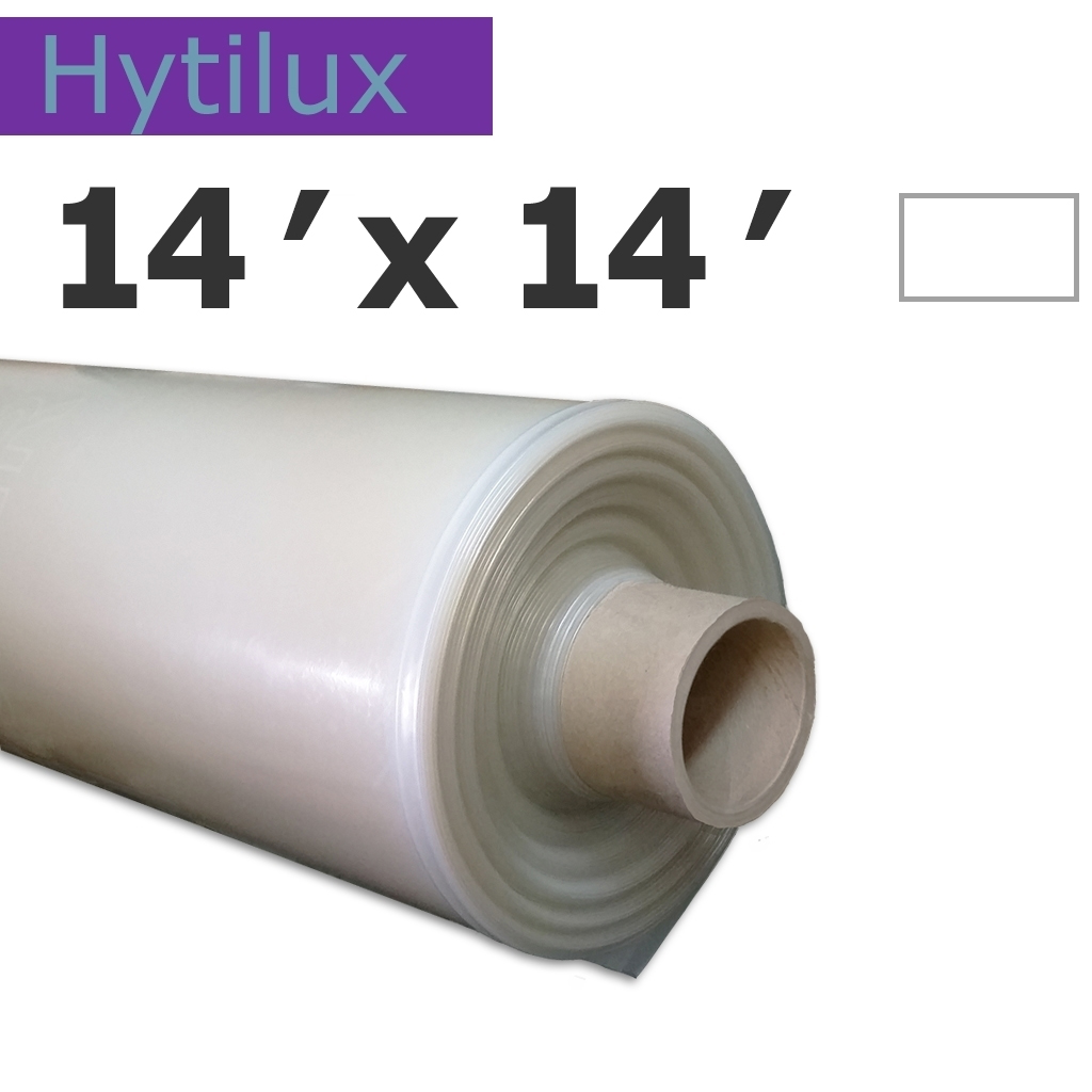 Poly 14' Feuille IRAC 7.2mil Hytilux 50UV Klerk's *pré-coupé* 14' x 14'