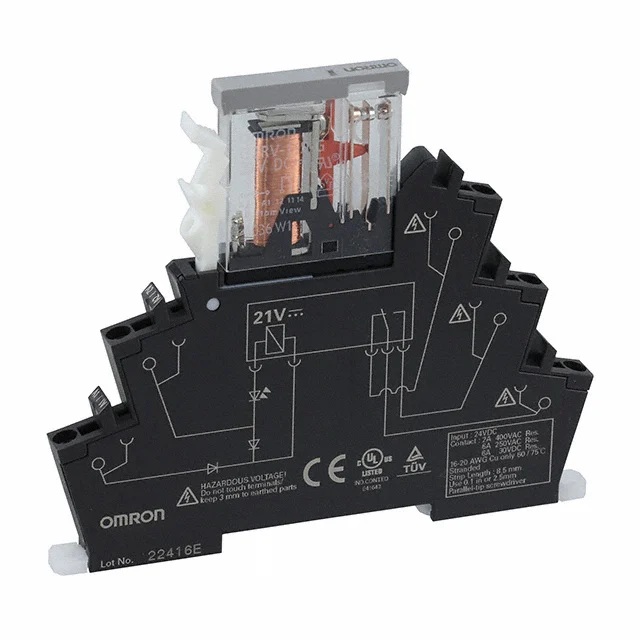 Relais pilote plat (6.2mm) G2RV-SR500 AC/DC24