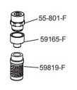 ITC Foot check valve 4-6-10 with PVDF filter 