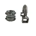Pignon et Étrier (petit) pour crémaillère de 2 cm, trous ronds Curau