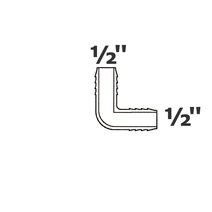 Codo 90° 1/2 ins x 1/2 ins