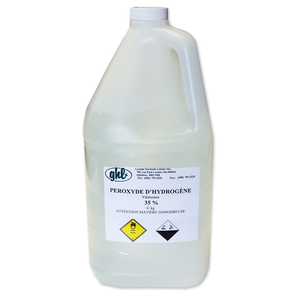 Peroxido de hidrogeno 35%H2O2  4kg