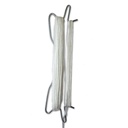 [170-120-020301] Crochet Blanc Dbl 220mm Std 1200 m/kg pré-enr. (Longueur totale 6.0m)