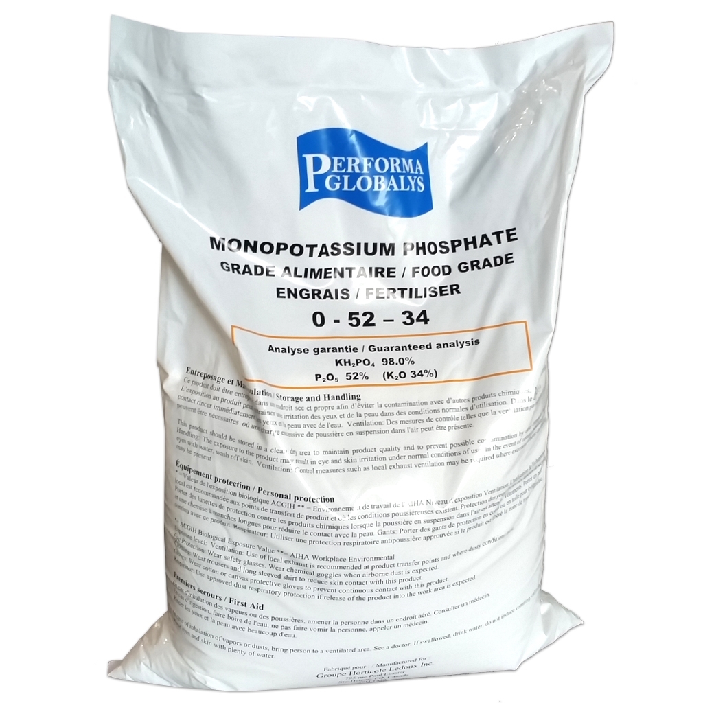 Fosfato monopotásico (MKP) 0-52-34 PG 