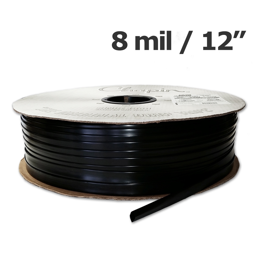 Chapin BTF drip tape 8mil 12" 0.5 gpm 5/8" (3750')