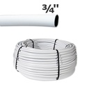 Tuyau PE 3/4" blanc/noir Netafim Bright White™ 54PSI (ID 0.82" OD 0.94" Wall 0.06") (500')