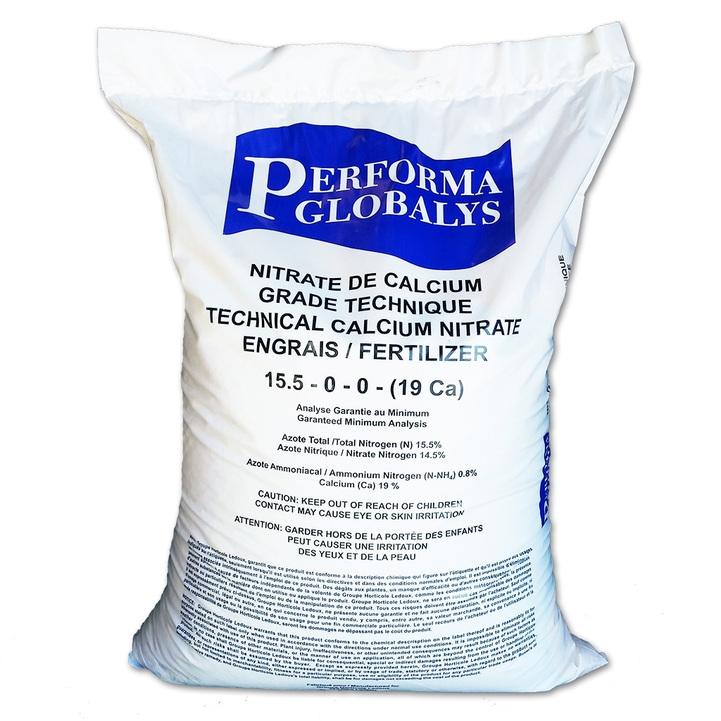 Nitrate de calcium 15,5-0-0 19%Ca PG